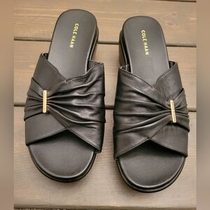Cole Haan Black Slide Sandals size 8.5